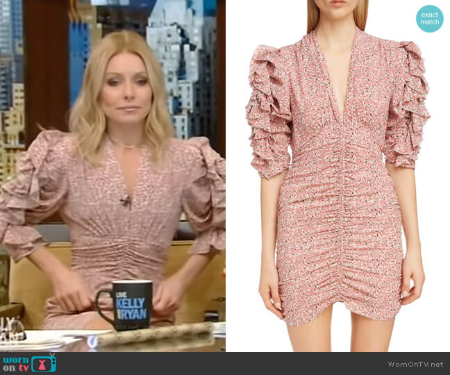 Andor Dress by Isabel Marant worn by Kelly Ripa  on Live with Kelly & Ryan