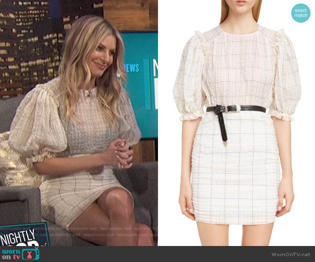 Adelaide Dress by Isabel Marant worn by Morgan Stewart on E! News