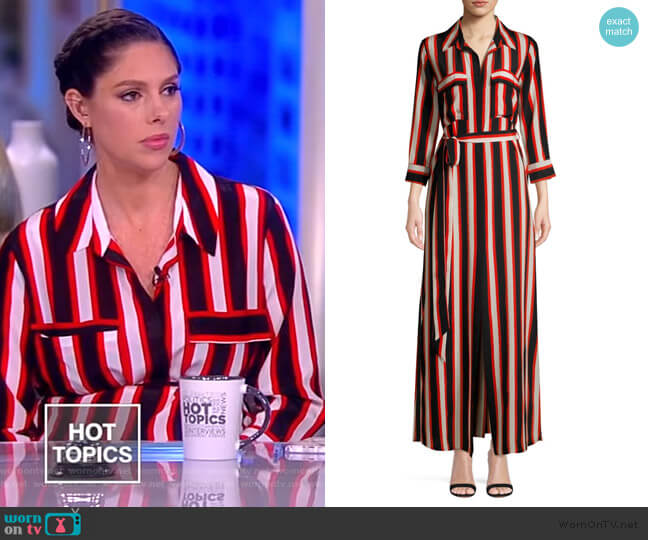 Cameron Long Shirtdress by L'Agence worn by Abby Huntsman on The View