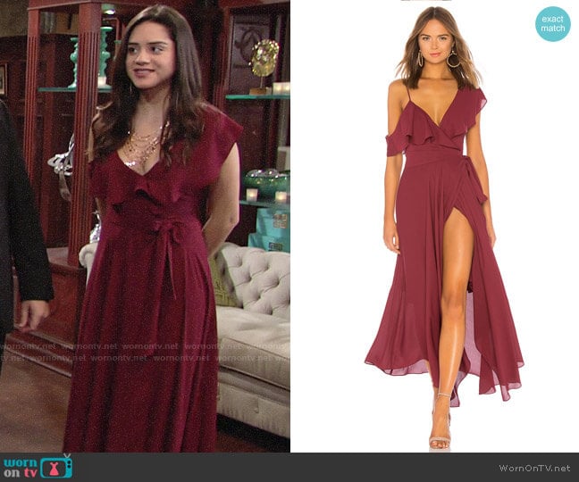 Likely Leilani Gown worn by Lola Rosales (Sasha Calle) on The Young and the Restless