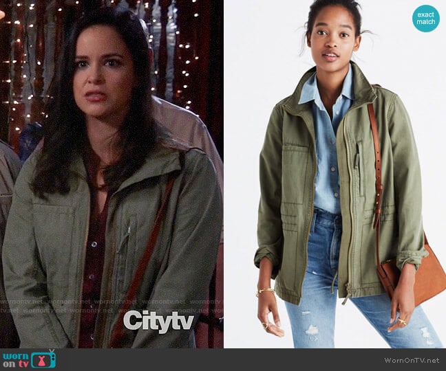 Madewell Fleet Jacket worn by Amy Santiago (Melissa Fumero) on Brooklyn Nine-Nine