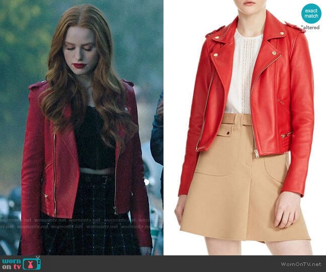 Maje Basalt Jacket worn by Cheryl Blossom (Madelaine Petsch) on Riverdale