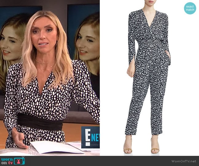 Posima Jumpsuit by Maje worn by Giuliana Rancic on E! News