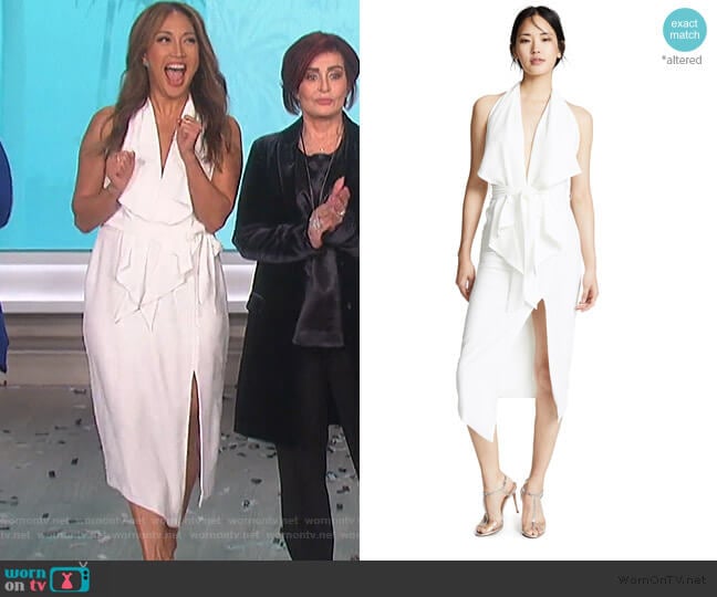 Lorena Dress by Misha Collection worn by Carrie Inaba  on The Talk