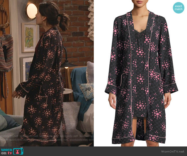 Ophelia Robe by Morgan Lane worn by Clem (Nina Dobrev) on Fam