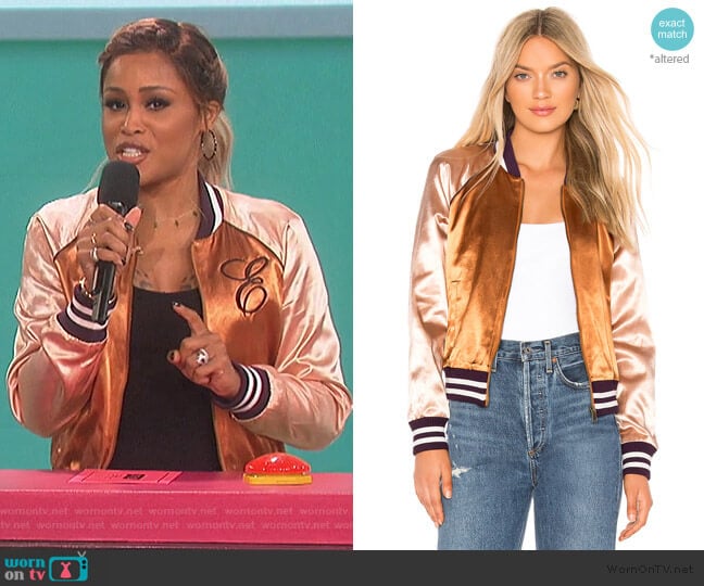 WornOnTV: Eve’s metallic bomber jacket on The Talk | Eve | Clothes and ...