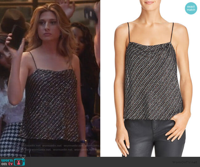 Summer Embellished Camisole Top by Parker worn by Nomi Segal (Emily Arlook) on Grown-ish