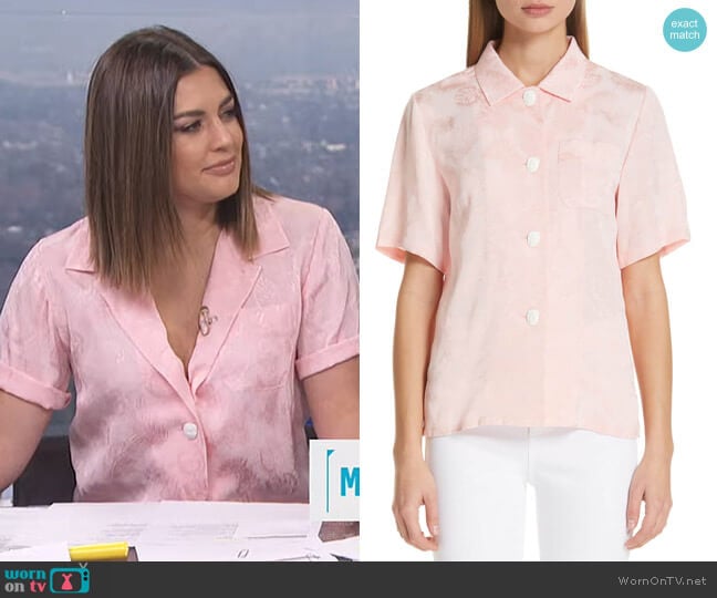 Mila Shirt by Rejina Pyo worn by Carissa Loethen Culiner on E! News