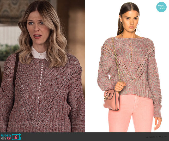 Roman Pullover by Rag & Bone worn by Mallory (Brooklyn Decker) on Grace and Frankie