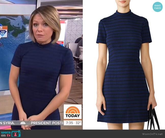 Stripe Knit Dress by Slate & Willow worn by Dylan Dreyer on Today