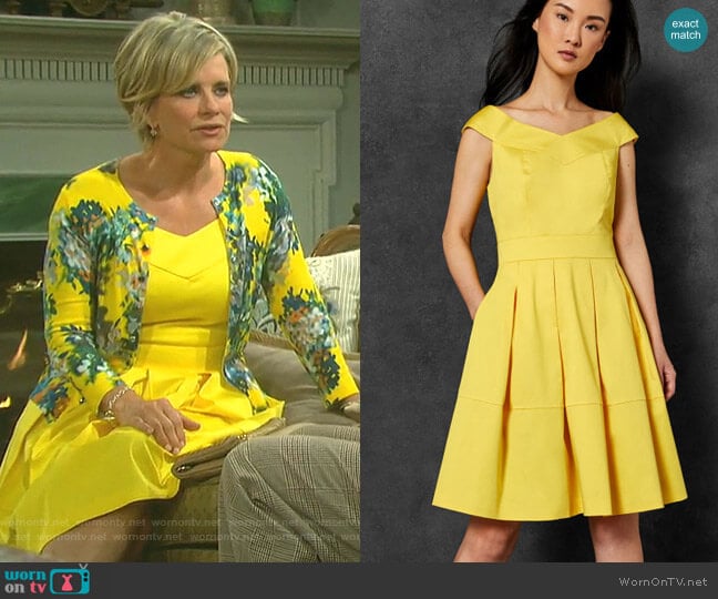 Jullee Dress by Ted Baker worn by Kayla Brady (Mary Beth Evans) on Days of our Lives