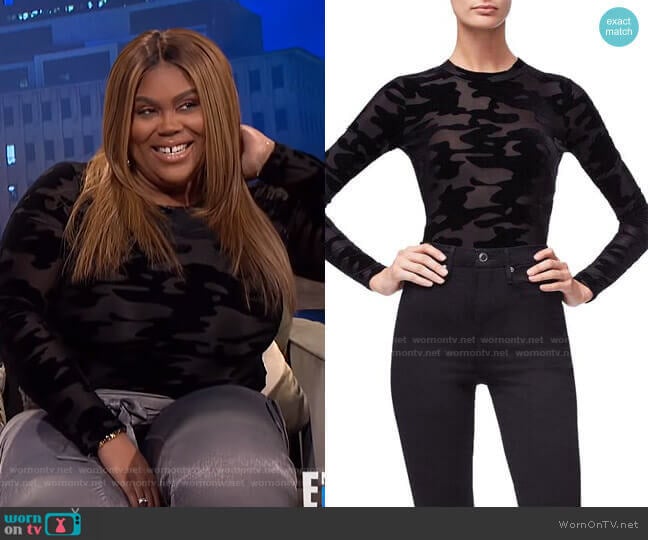 The Camo Crew Body by Good American worn by Nina Parker on E! News