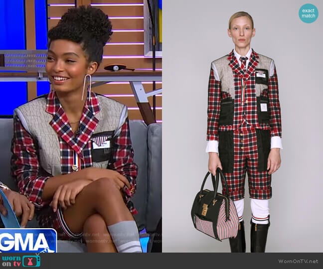 by Thom Browne - Pre-Fall 2019 Collection worn by Yara Shahidi on GMA Day