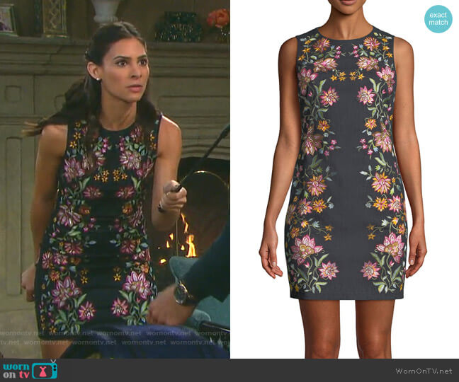 Nat Dress by Alice + Olivia worn by Gabi Hernandez (Camila Banus) on Days of our Lives