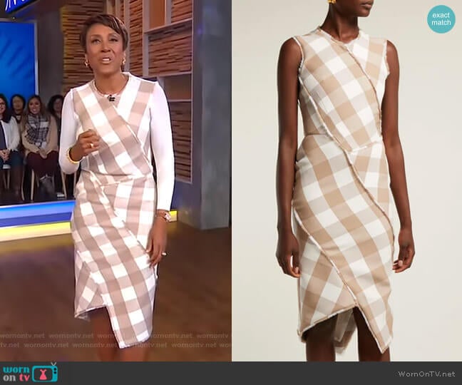 Gina Dress by Altuzarra worn by Robin Roberts on Good Morning America