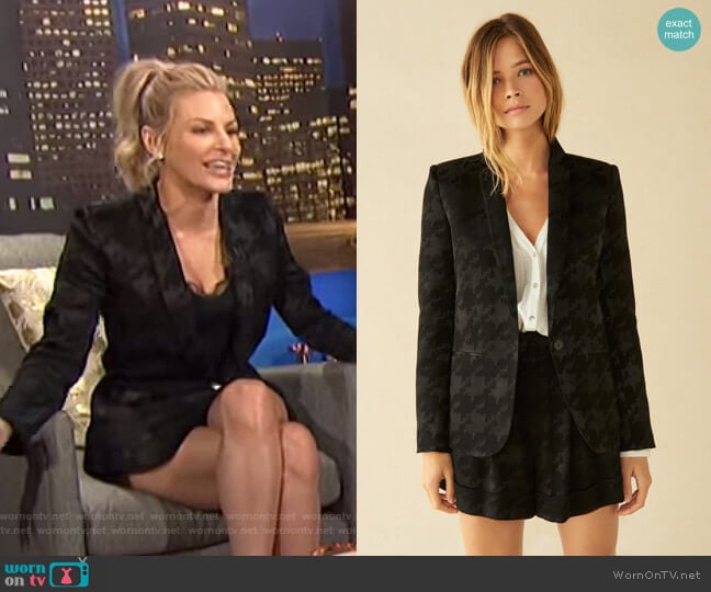 Nalia Jacket and Erell Shorts by Ba&Sh worn by Morgan Stewart on E! News