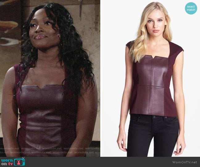 Bailey 44 Legacy of Terror Top worn by Ana Hamilton (Loren Lott) on The Young and the Restless