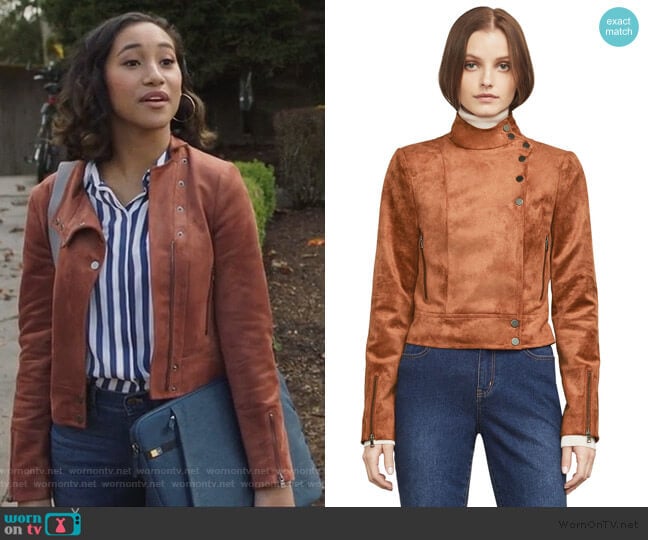 Bcbgmaxazria Hansen Jacket worn by Caitlin Martell-Lewis (Sydney Park) on Pretty Little Liars The Perfectionists