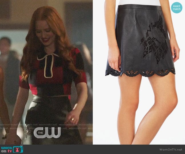 Bcbgmaxazria Jenhifer Skirt worn by Cheryl Blossom (Madelaine Petsch) on Riverdale