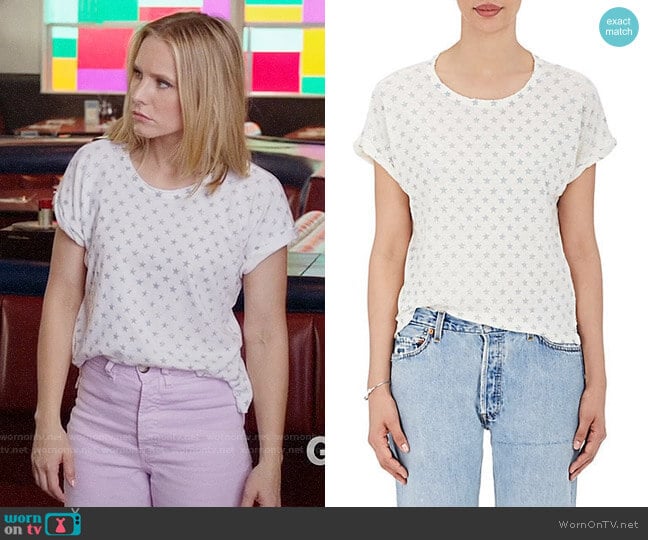 Current/Elliott The Rolled Crew worn by Eleanor Shellstrop (Kristen Bell) on The Good Place