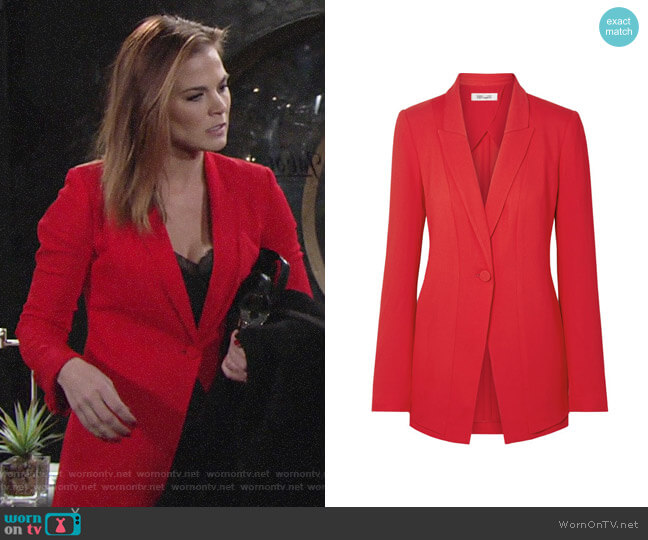 WornOnTV: Phyllis’s red pant suit on The Young and the Restless | Gina ...