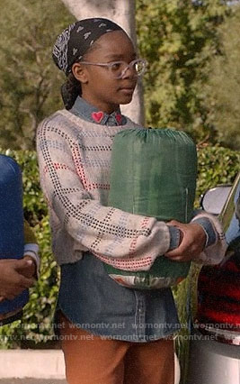 Diane's checked sweater on Black-ish