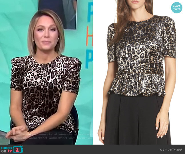 WornOnTV: Dylan’s leopard velvet top on Today | Dylan Dreyer | Clothes ...