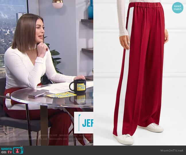 Kelly Pants by Elizabeth and James worn by Carissa Loethen Culiner on E! News