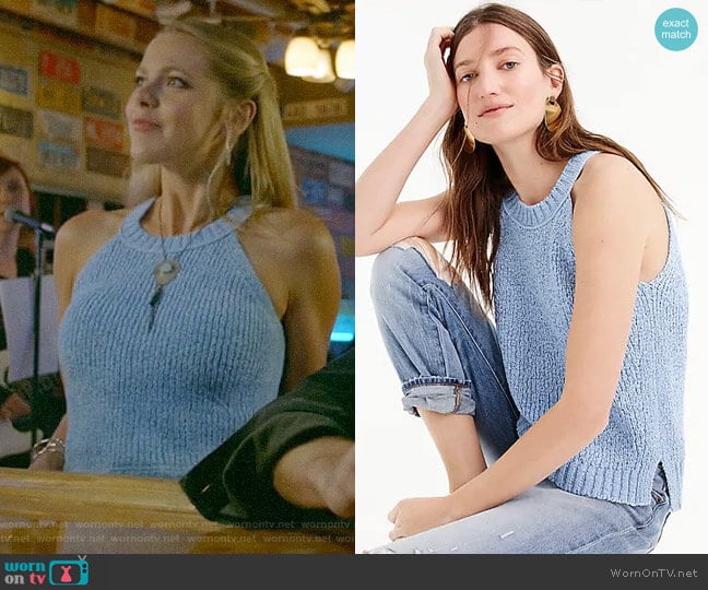 J. Crew Sweater Tank worn by Isobel Evans-Bracken (Lily Cowles) on Roswell New Mexico