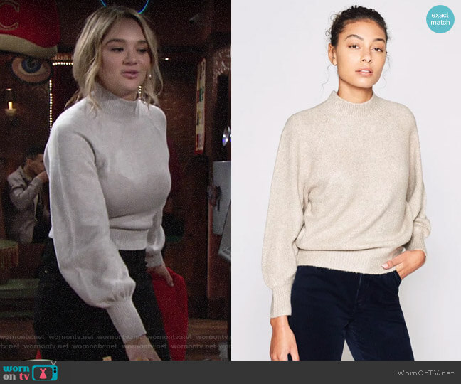 Joie Jenlar Sweater worn by Summer Newman (Hunter King) on The Young & the Restless