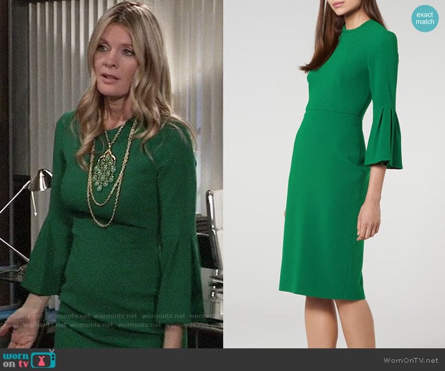 LK Bennett Doris Dress worn by Nina Reeves (Michelle Stafford) on General Hospital