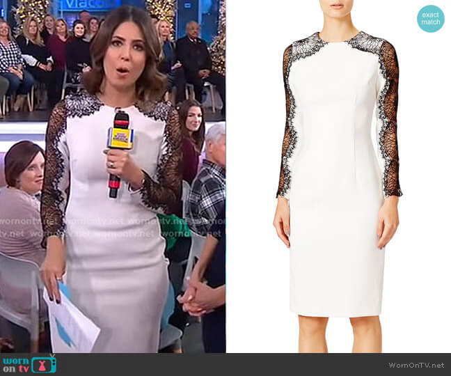 Mikayla Sheath Dress by Nha khanh worn by Cecilia Vega on Good Morning America