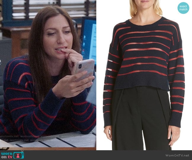 Rag & Bone Penn Sweater worn by Gina Linetti (Chelsea Peretti) on Brooklyn Nine-Nine