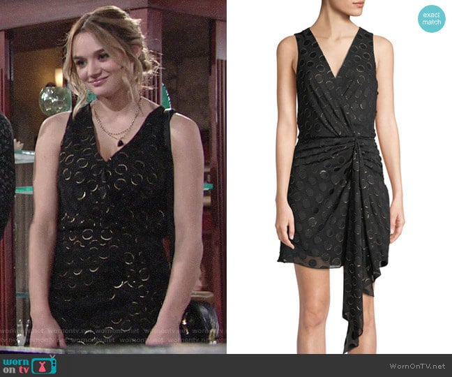 Ramy Brook Desiree Dress worn by Summer Newman (Hunter King) on The Young and the Restless