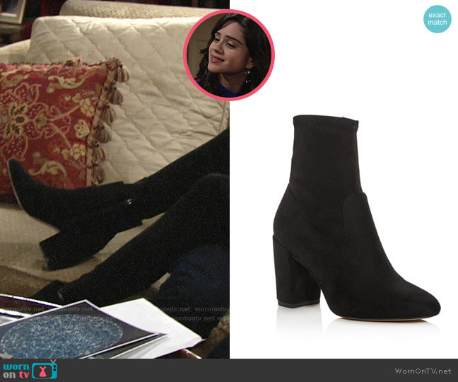 Rebecca Minkoff Gianella Boots worn by Lola Rosales (Sasha Calle) on The Young & the Restless