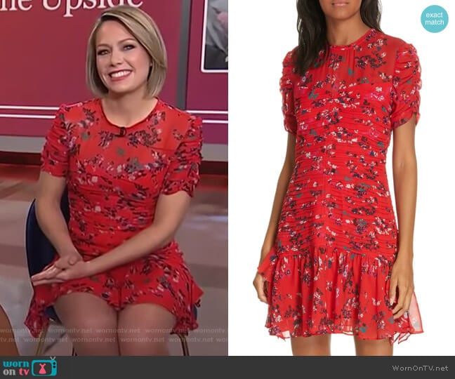 Carti Dress by Tanya Taylor worn by Dylan Dreyer on Today