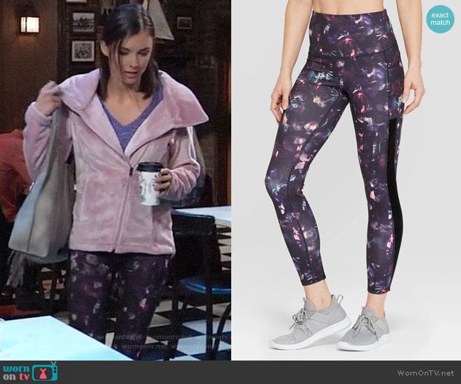 C9 Champion Studio High-Waisted Leggings worn by Willow Tait (Katelyn MacMullen) on General Hospital