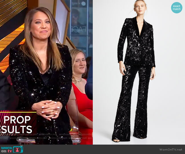 Rashida Jacket and Benny Pants by Alexis worn by Ginger Zee on Good Morning America