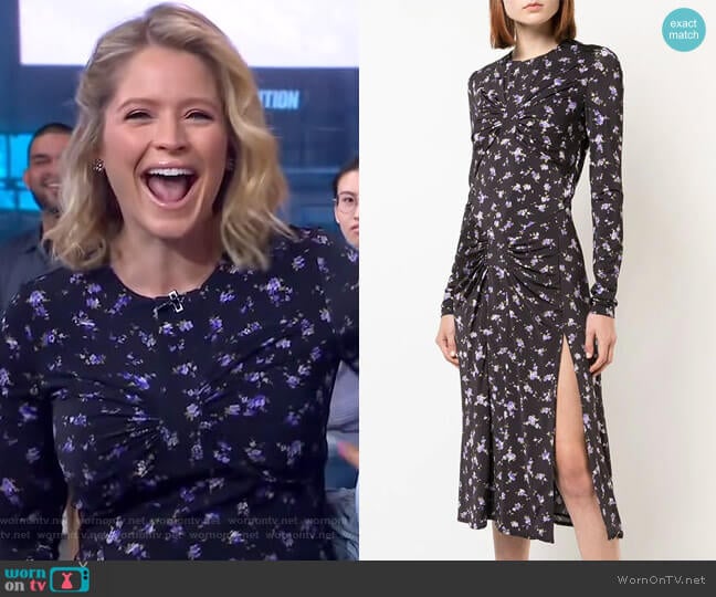 Maria Teresa Dress by Altuzarra worn by Sara Haines on Good Morning America