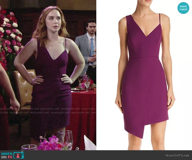 WornOnTV: Mariah’s purple Valentines Day dress on The Young and the ...