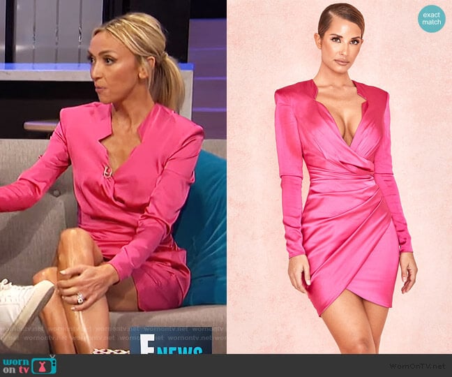 'NELINHA' Dress by House of CB worn by Giuliana Rancic on E! News