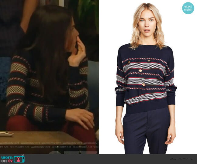 Casey Pullover by Isabel Marant Etoile worn by Laurel Castillo (Karla Souza) on How to Get Away with Murder