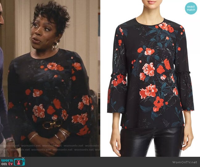 Roslin Blouse Lafayette 148 New York worn by Rose (Sheryl Lee Ralph) on Fam