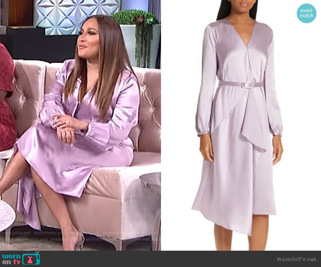 Hammered Dress by Lewit worn by Adrienne Houghton on The Real