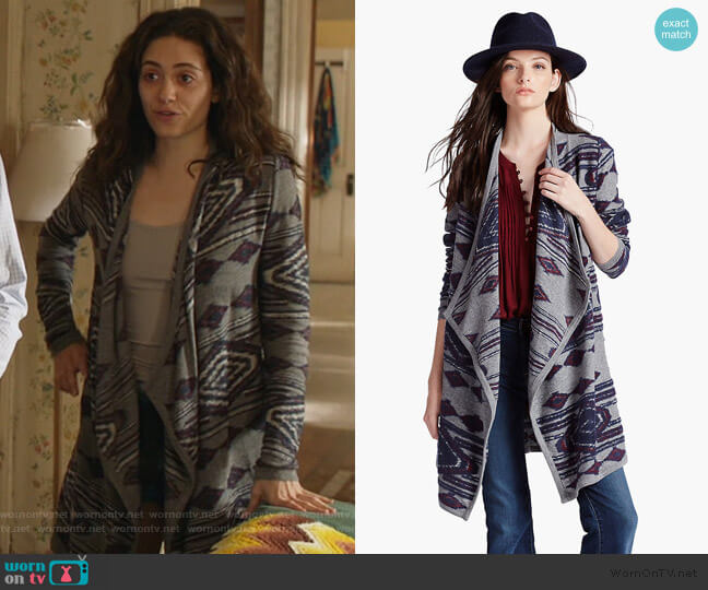 Aztec Wrap by Lucky Brand worn by Fiona Gallagher (Emmy Rossum) on Shameless