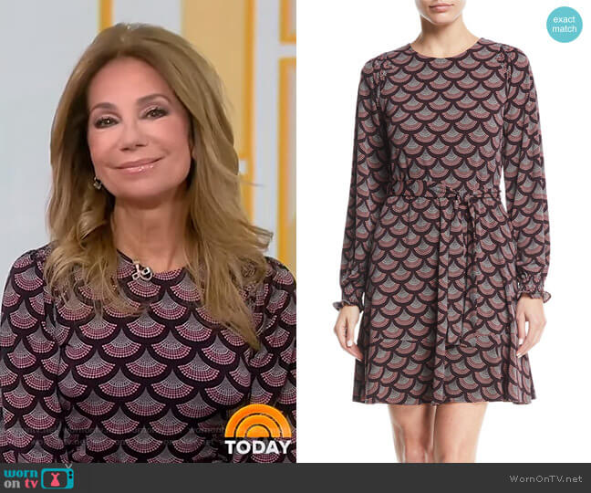 WornOnTV: Kathie’s dotted fan print dress on Today | Kathie Lee Gifford ...