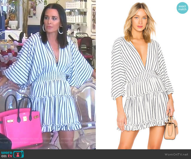WornOnTV: Kyle's blue wrap dress and green sunglasses on The Real  Housewives of Beverly Hills, Kyle Richards