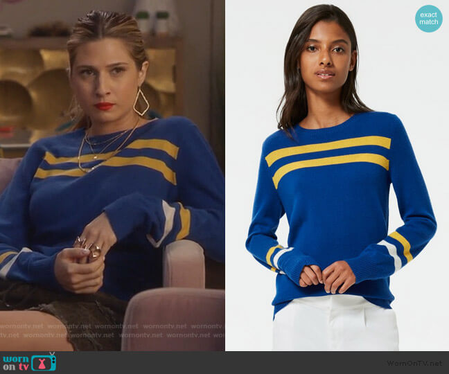 Marlowe Sweater by Rebecca Minkoff worn by Nomi Segal (Emily Arlook) on Grown-ish