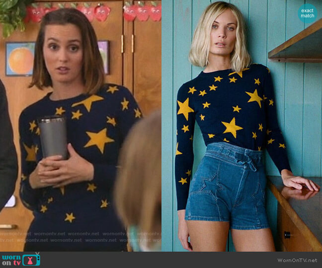 Starstruck Sweater by Stoned Immaculate  worn by Angie (Leighton Meester) on Single Parents