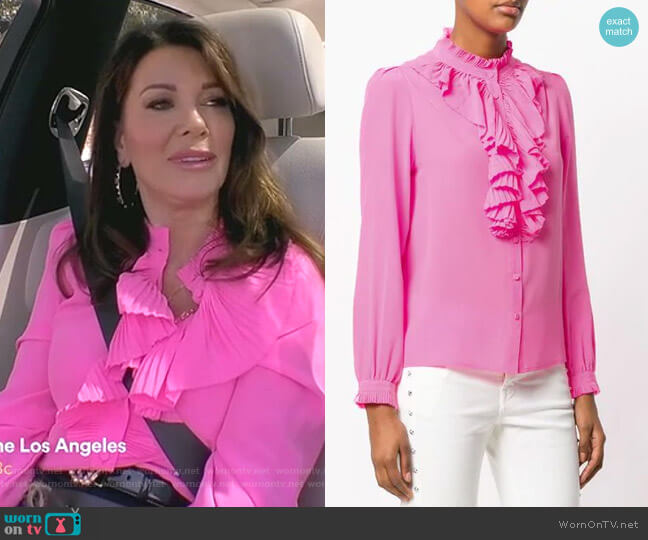 Tacco Shirt by Zadig & Voltaire worn by Lisa Vanderpump on The Real Housewives of Beverly Hills